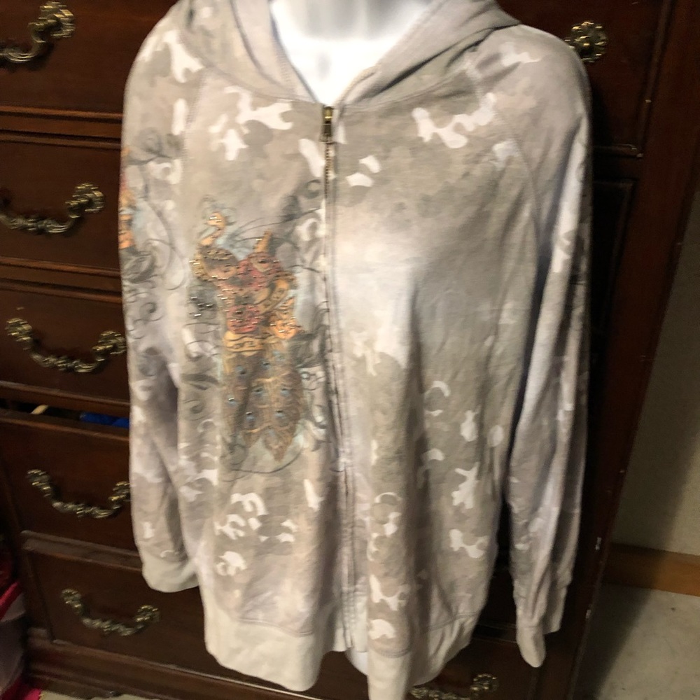 Apt. 9 sweatshirt 2x love and love sweatshirt